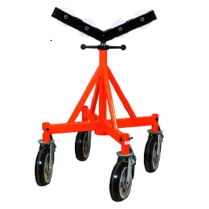 FABRICATOR STAND W/ ROLLER HEAD & CASTER